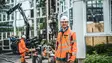 Bauer Resources Mitarbeiter managt das Geothermie-Projekt in Eschborn