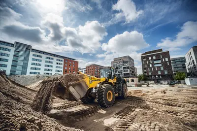 Aushub von kontaminierten Böden durch Bauer Resources auf dem ehemaligen Pelikan-Gelände in Hannover