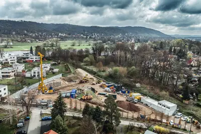 Bodensanierung durch Bauer Resources auf ehemaligem Schoof-Gelände in Dresden 
